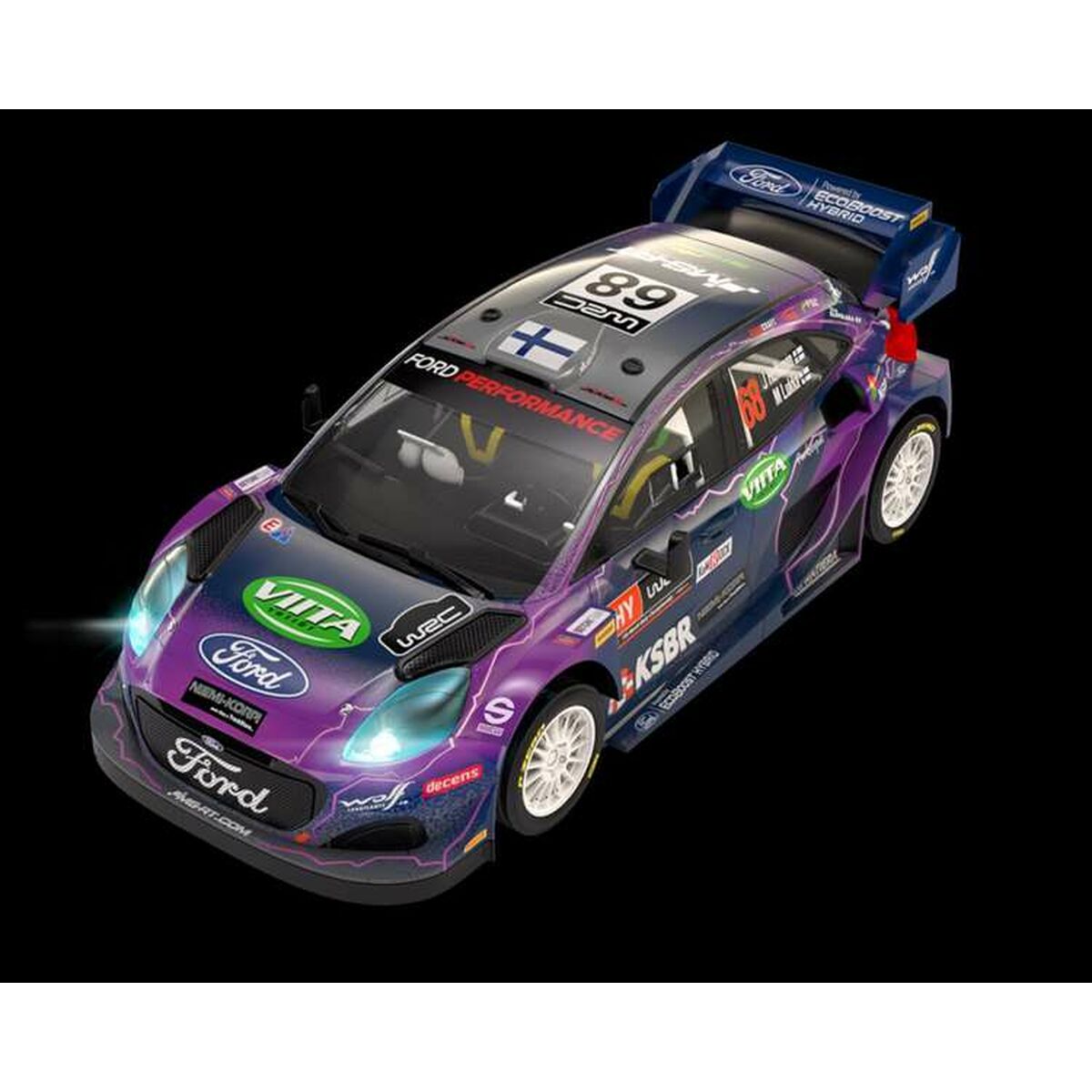 Radiostyrd bil Scalextric Ford Puma Rally1 WRC Finland 4WD - 5