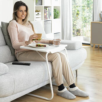 Fällbart sidobord med flera lägen Foldy Table InnovaGoods .. (Renoverade B)