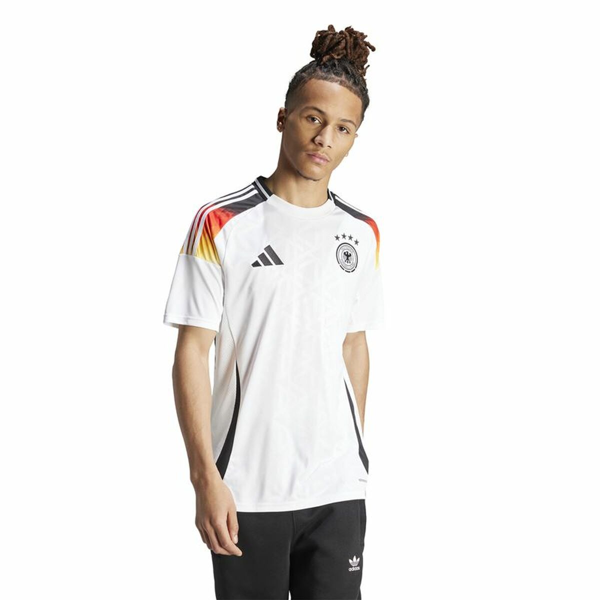 Kortärmad fotbollströja för herrar Adidas Alemania (XL) - 3