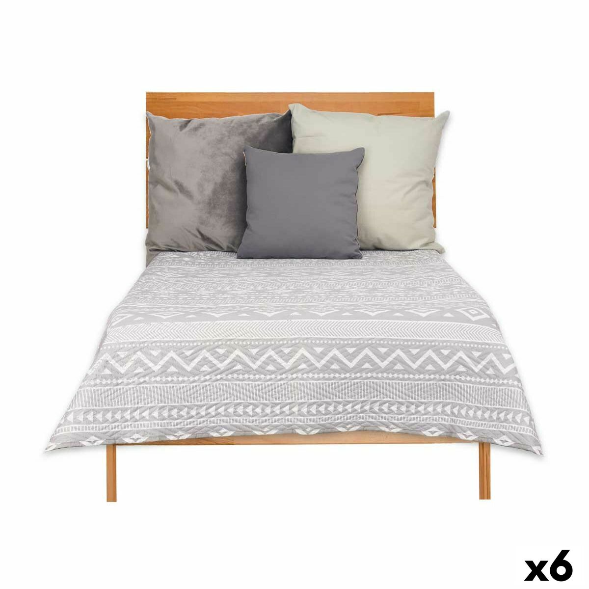 Vändbart överkast Gift Decor Vit Grå 240 x 260 cm 260 x 0,3 x 240 cm (6 antal) - 5