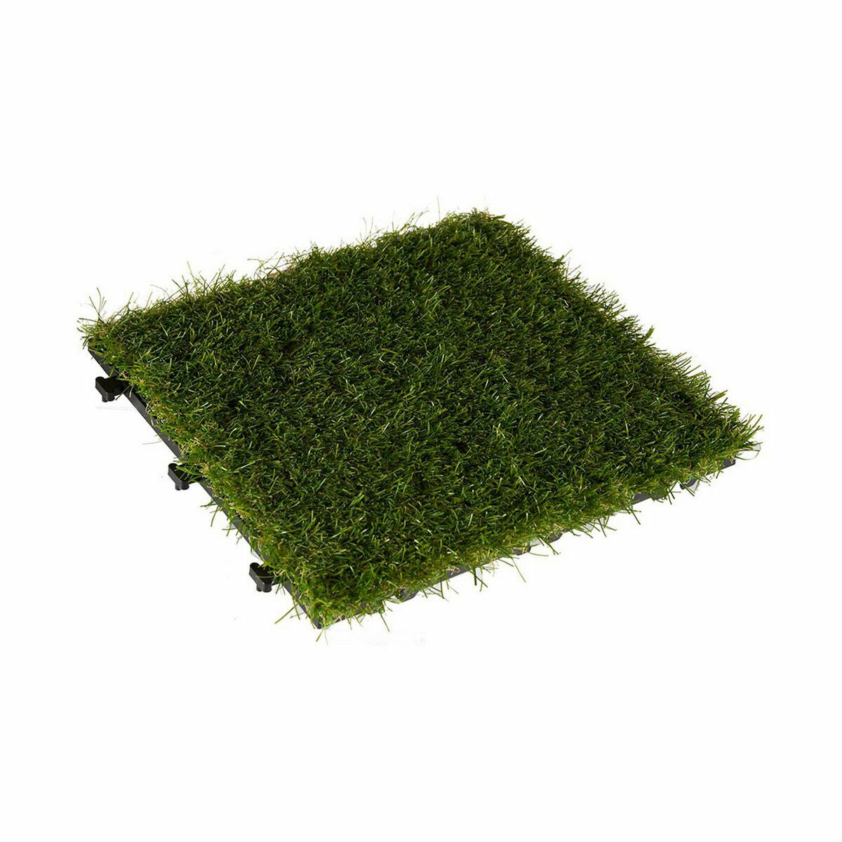 Interlocking golvplattor Ibergarden Grön Plast Konstgräs 30 x 3,5 x 30 cm Gräs (6 antal) - 4