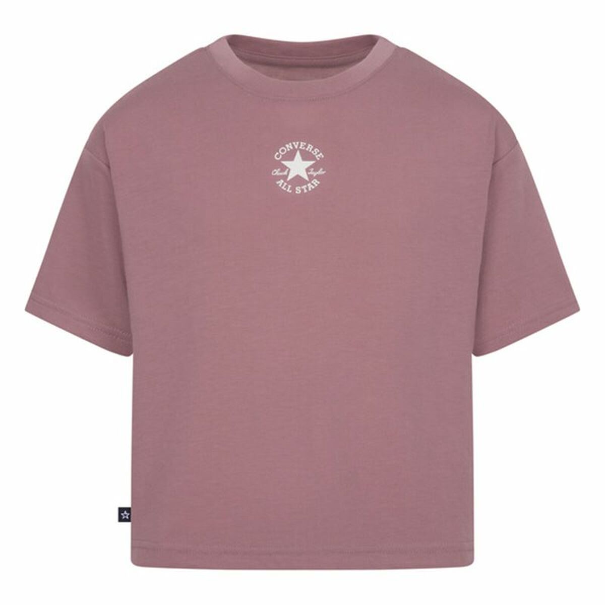Barn T-shirt med kortärm Converse Chuck Patch Boxy Lax