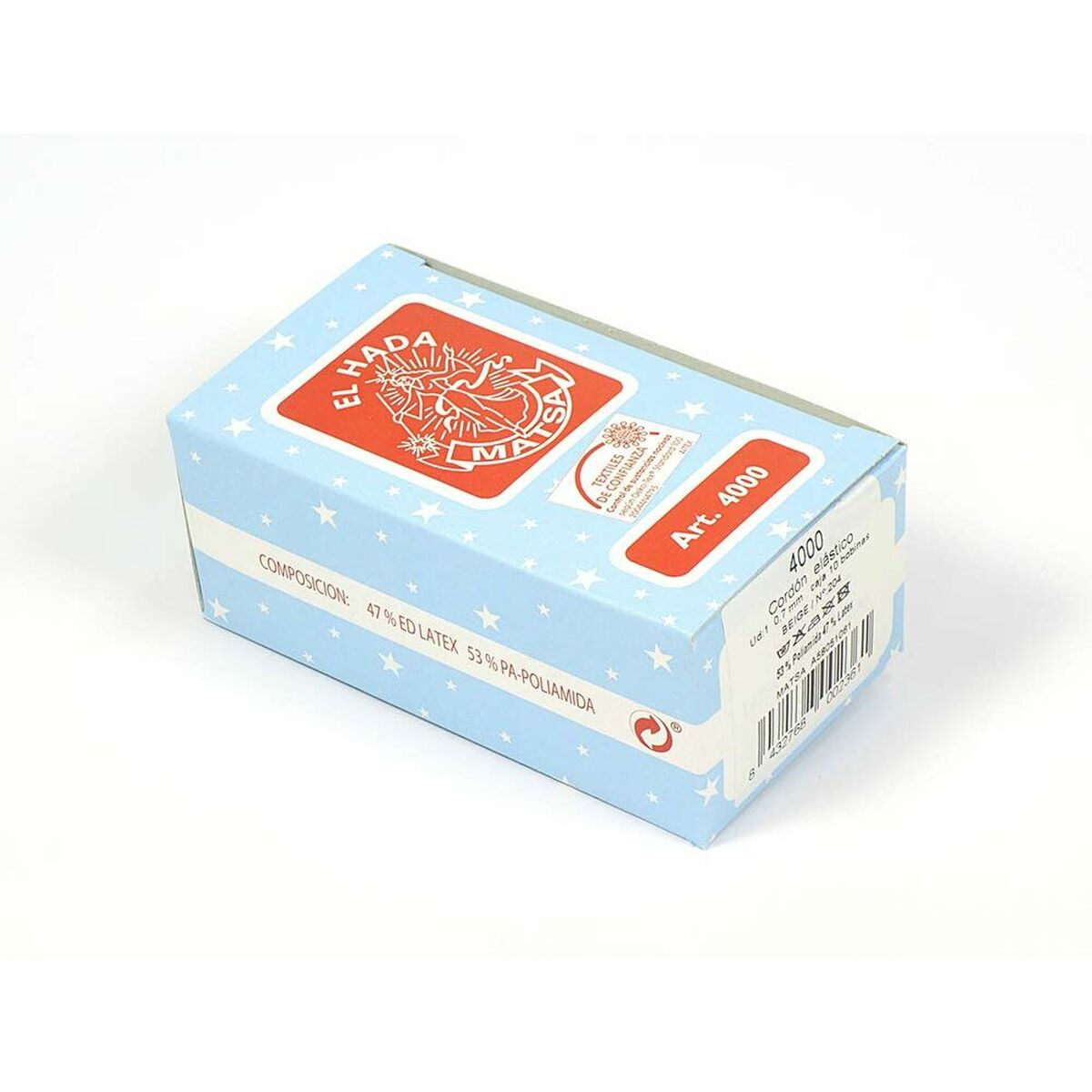 Bomullsspole Elastisk Beige (4 m) - 3