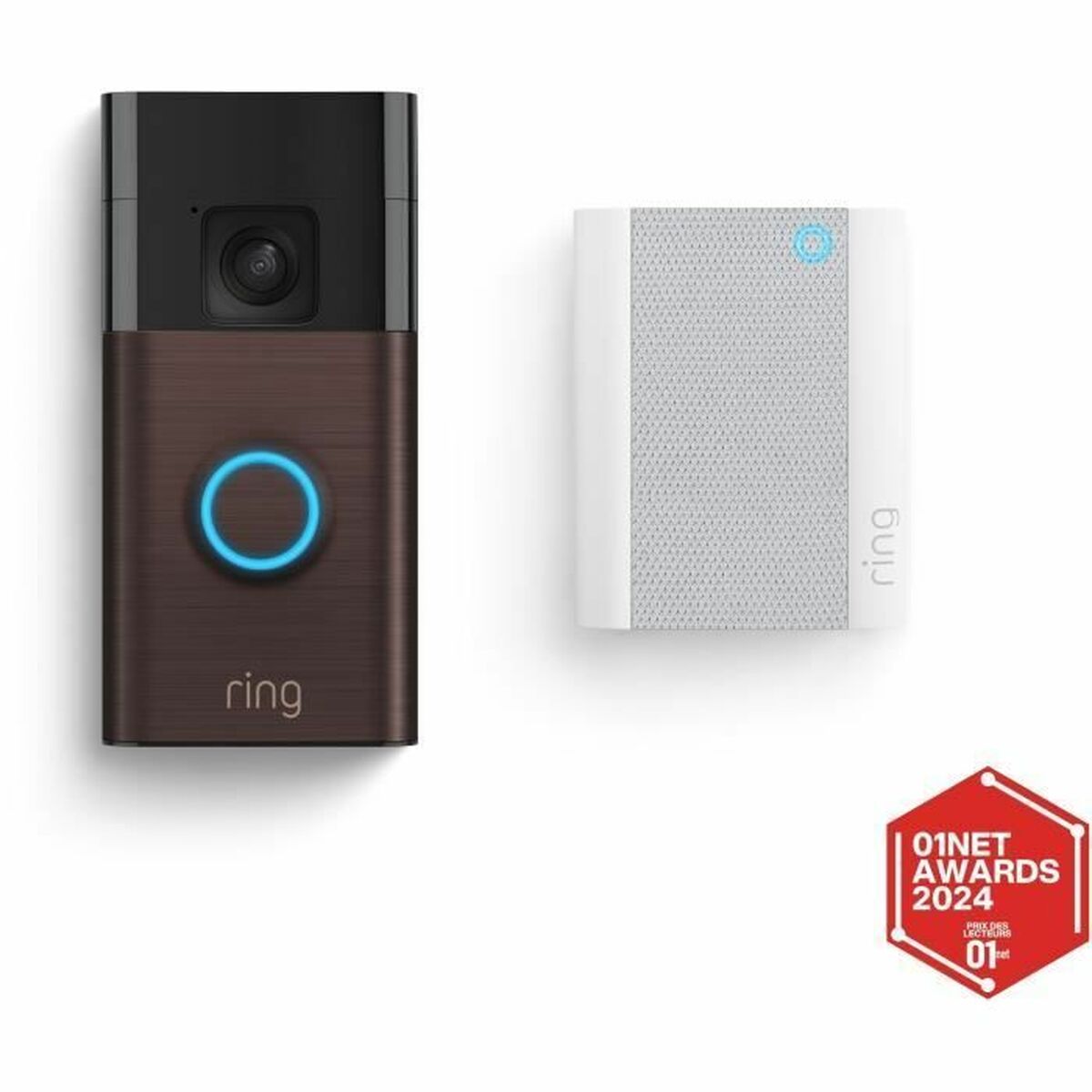 Smart interntelefon med video Ring Automotive Brun