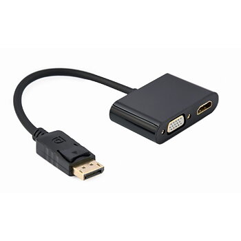 DisplayPort Kabel GEMBIRD A-DPM-HDMIFVGAF-01 Svart 10 cm