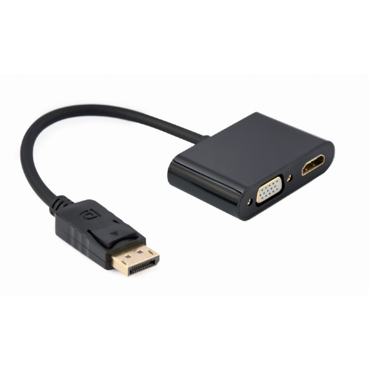DisplayPort Kabel GEMBIRD A-DPM-HDMIFVGAF-01 Svart 10 cm - 2