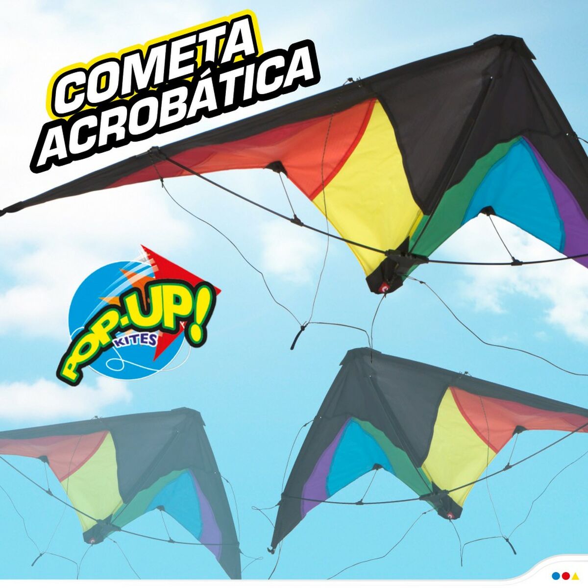 Komet Eolo Pop-Up Magic 125 x 72 cm Regnbåge 12 antal - 9