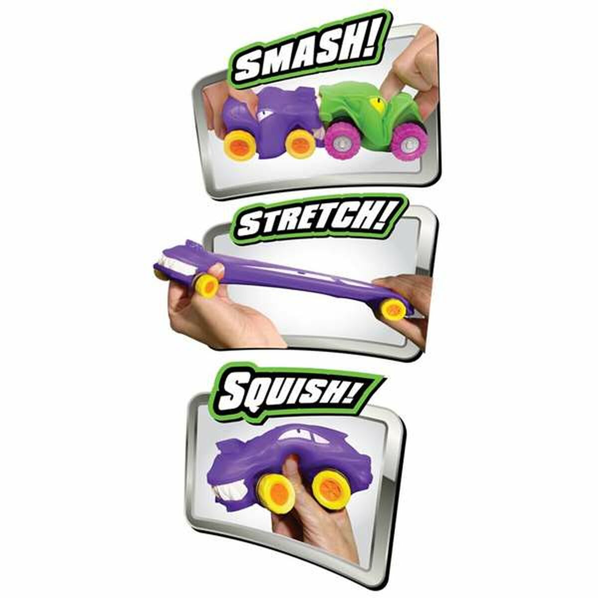 Liten leksaksbil Bandai Goo Jit Zu 12 x 6 cm Röd - 7