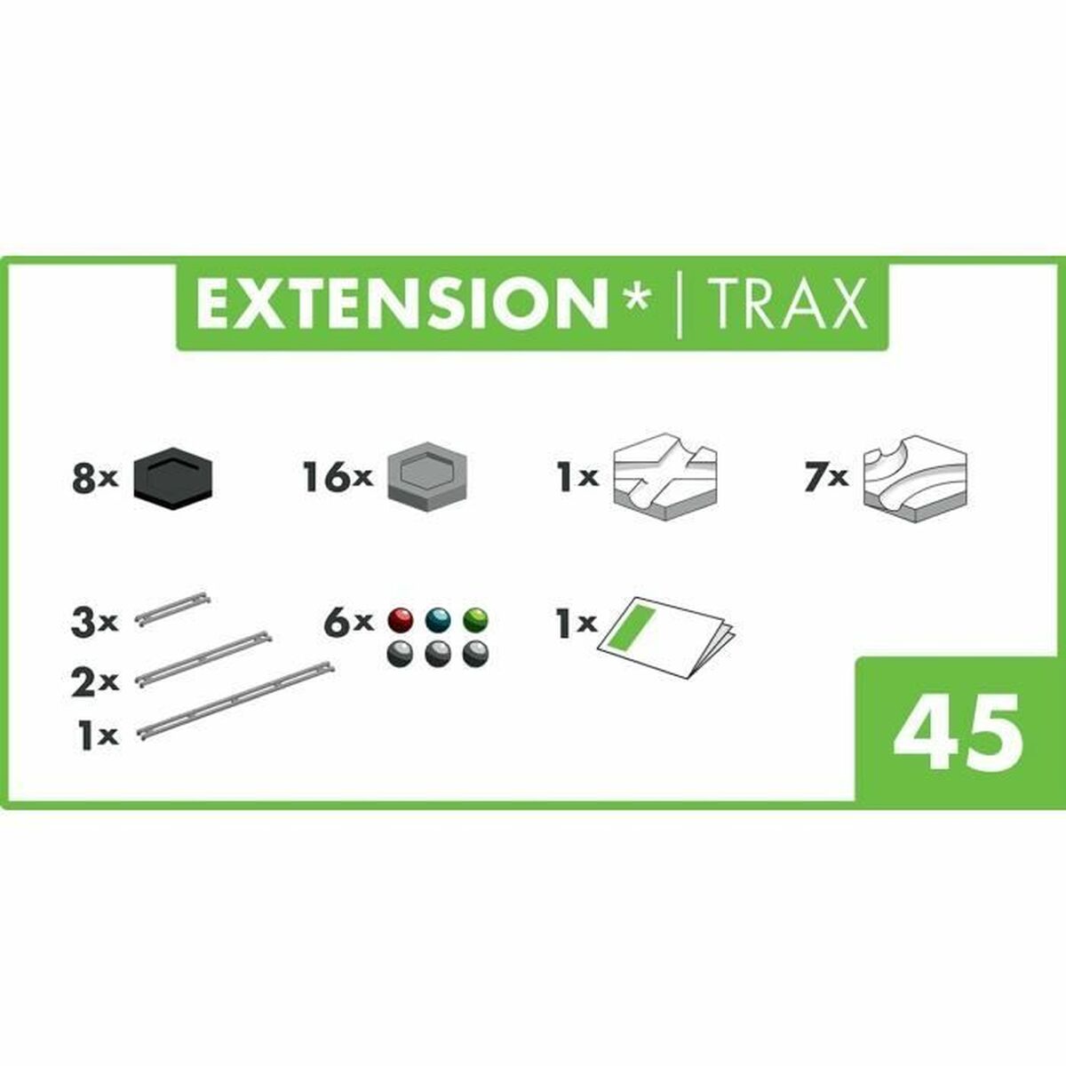 Sällskapsspel Ravensburger GraviTrax Set d'Extension Trax / Rails - 224142 - 3