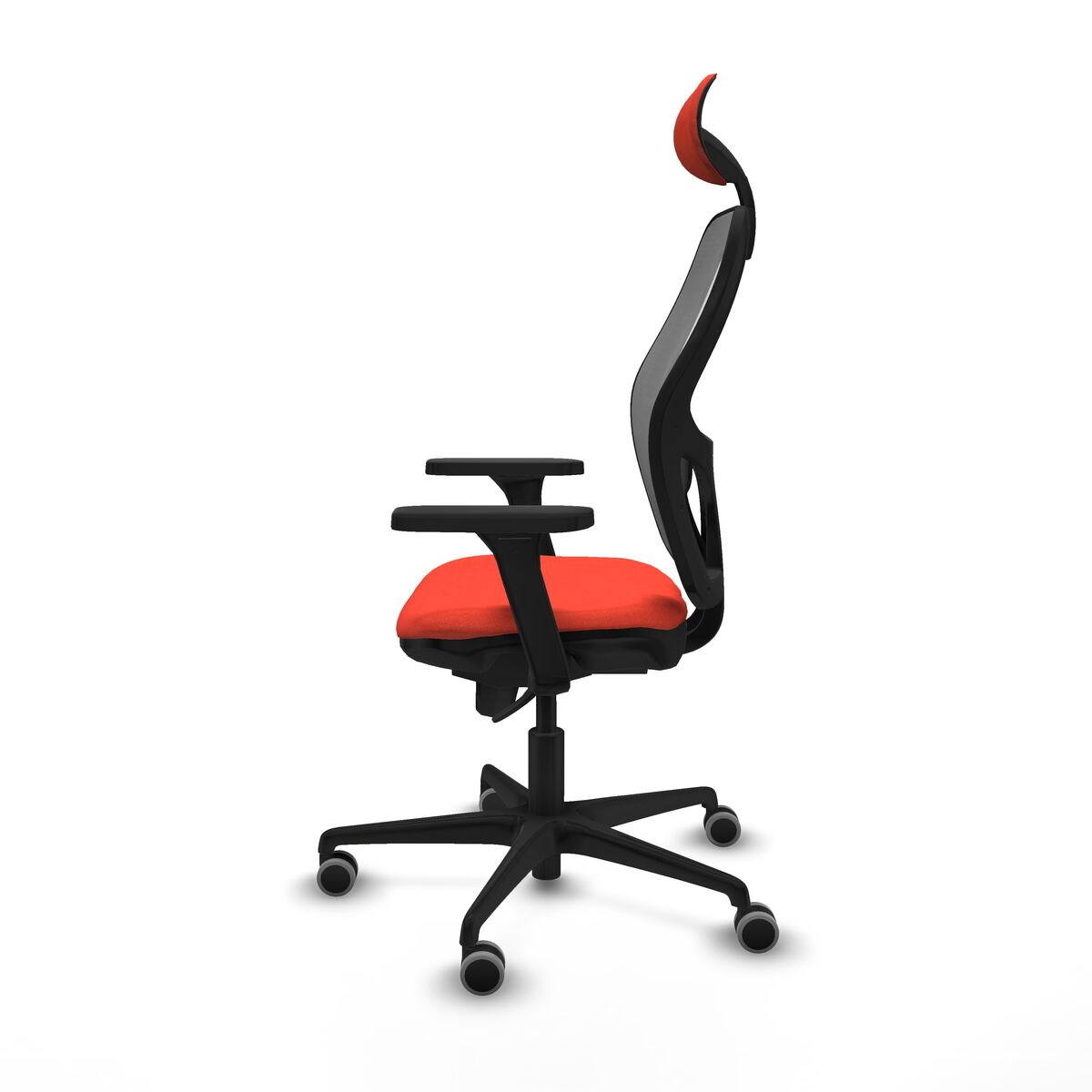 Kontorsstol med nackstöd Jorquera Piqueras y Crespo 3D036G1 Mörk Orange - 3
