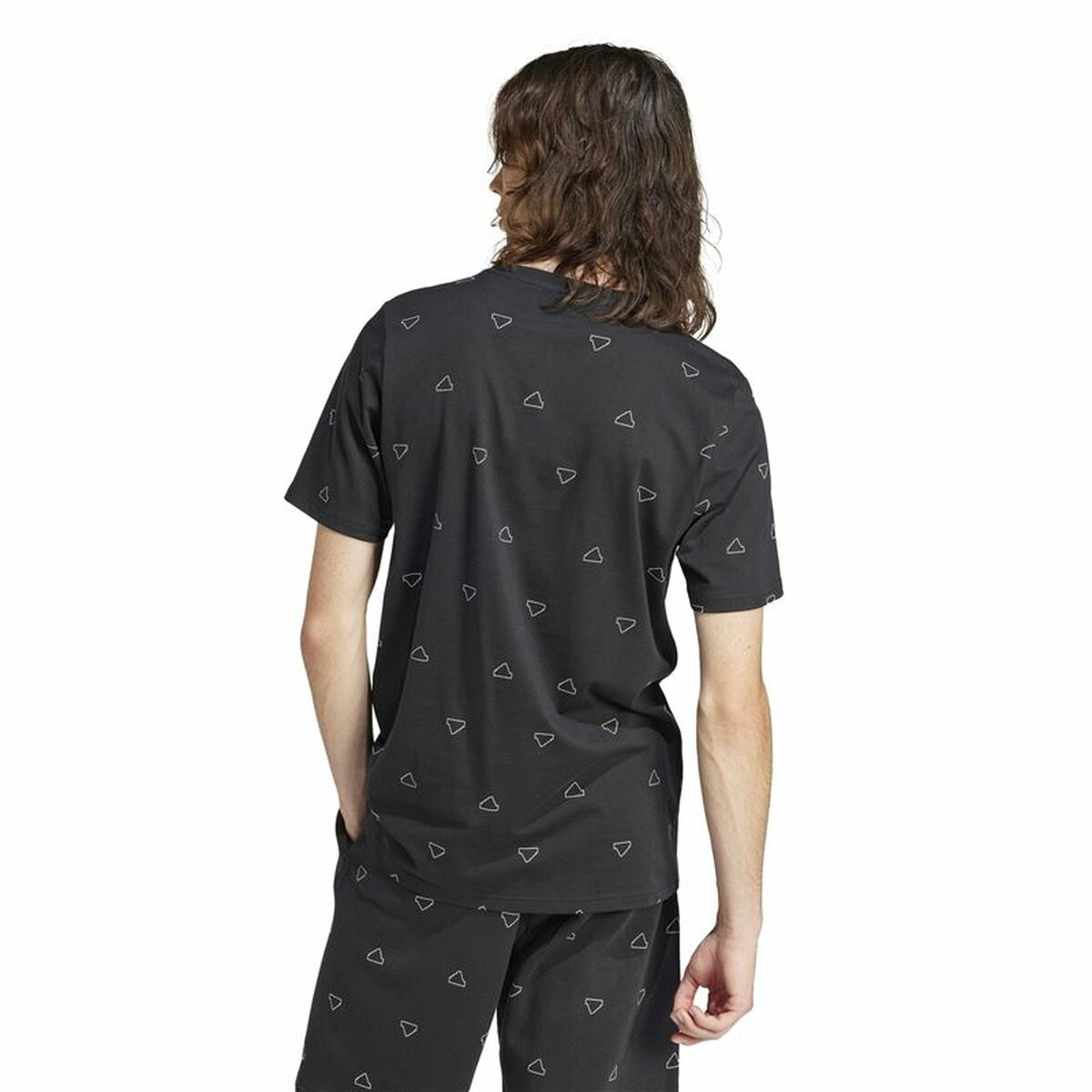 T-shirt med kortärm Herr Adidas Essentials Monogram M - 3