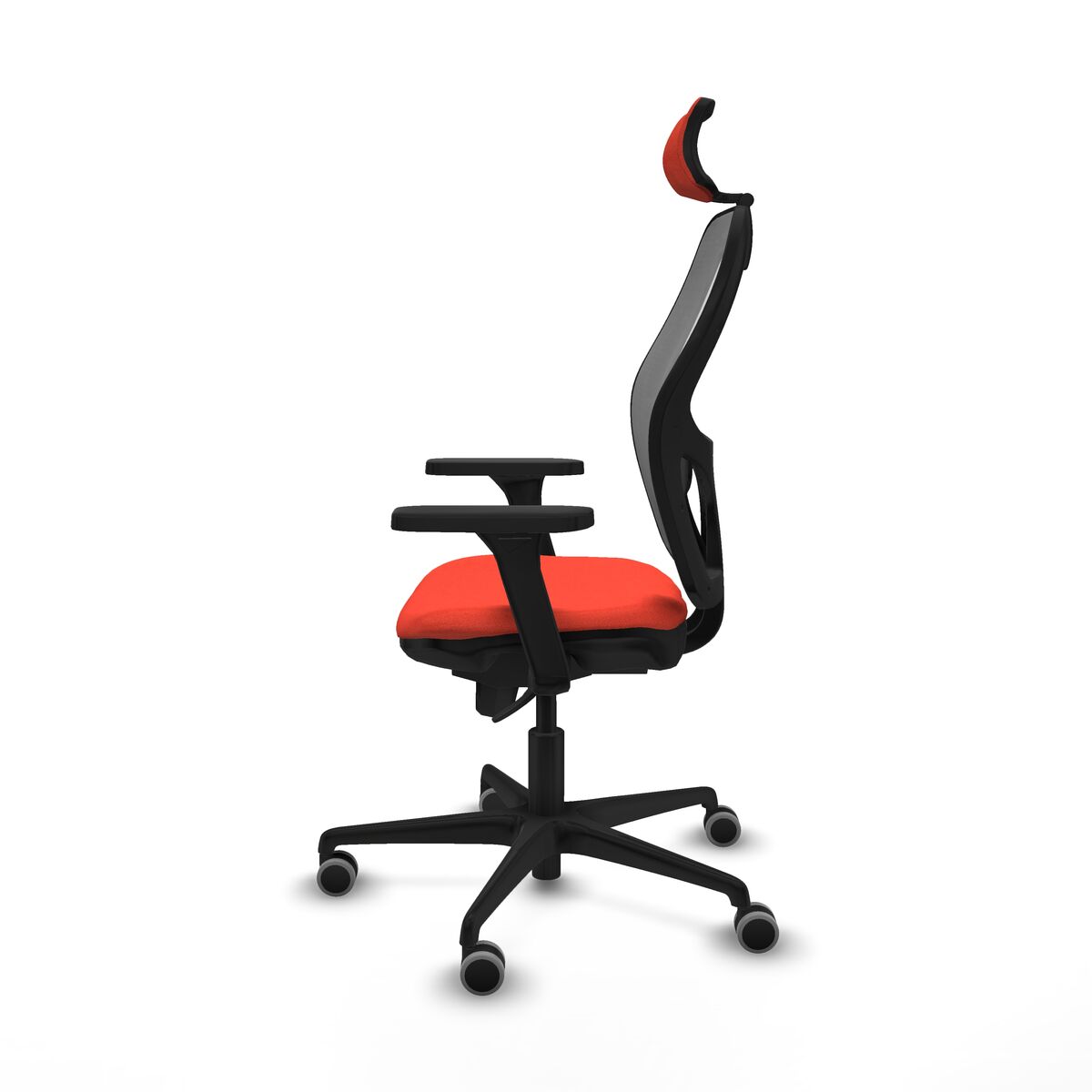 Kontorsstol med nackstöd Jorquera Piqueras y Crespo 3D036G2 Mörk Orange - 3