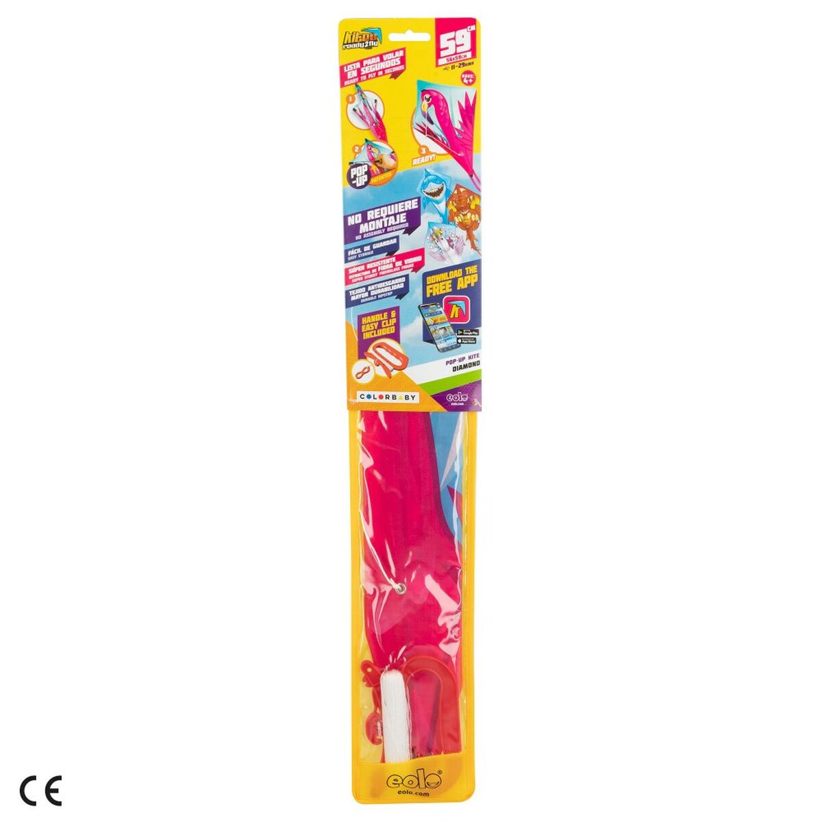 Komet Eolo Pop-up Diamant 58 x 69 x 4 cm 12 antal - 9