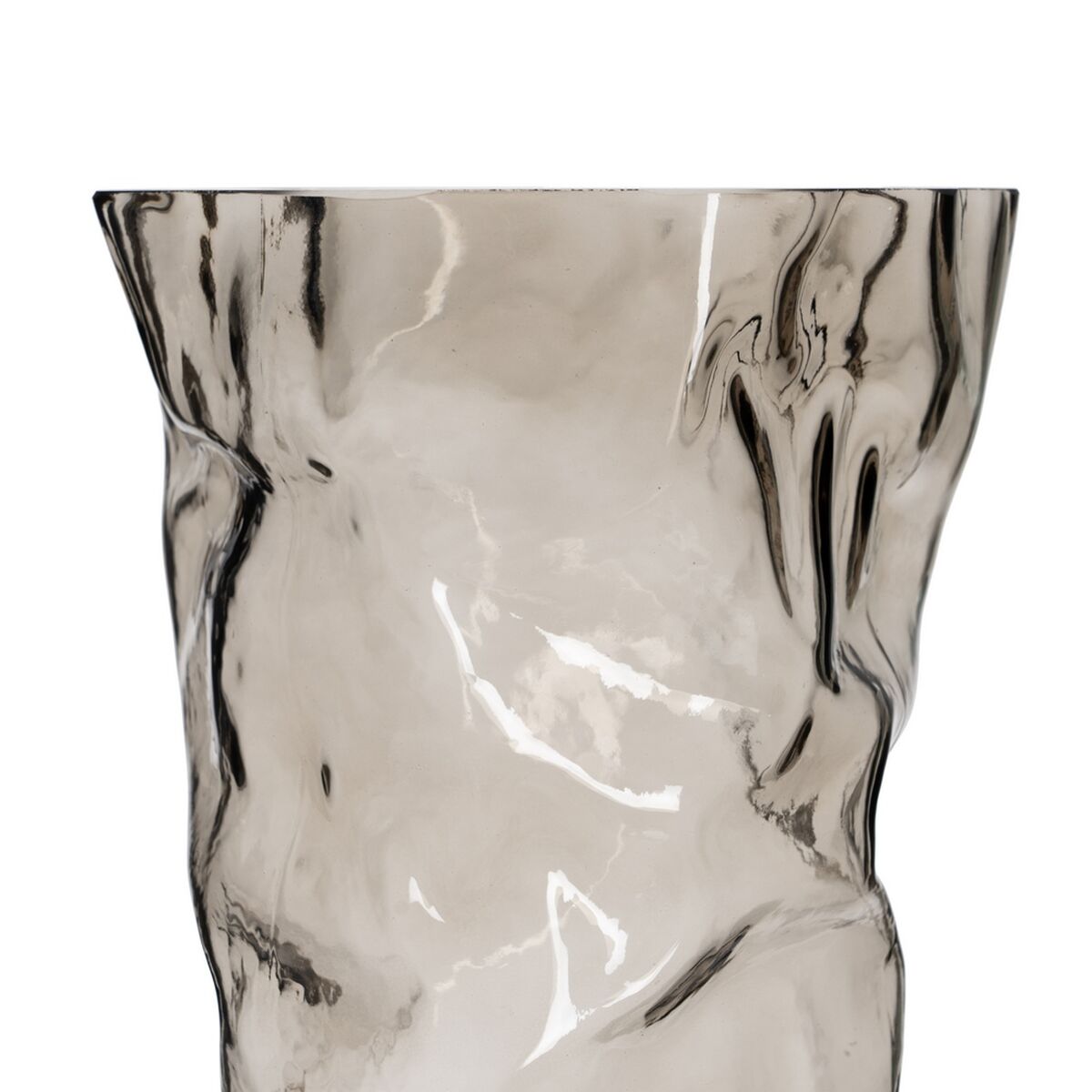 Vas Grå Glas 19 x 17 x 38,5 cm - 3