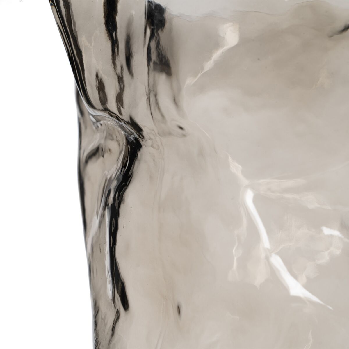 Vas Grå Glas 19 x 17 x 38,5 cm - 4