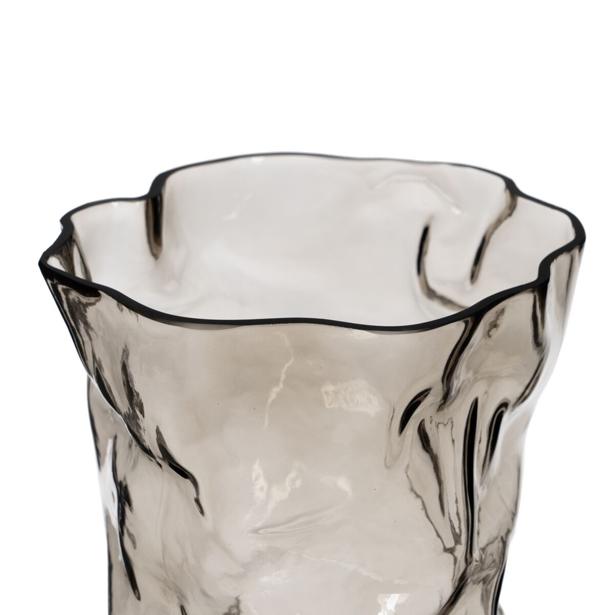 Vas Grå Glas 19 x 17 x 38,5 cm - 2