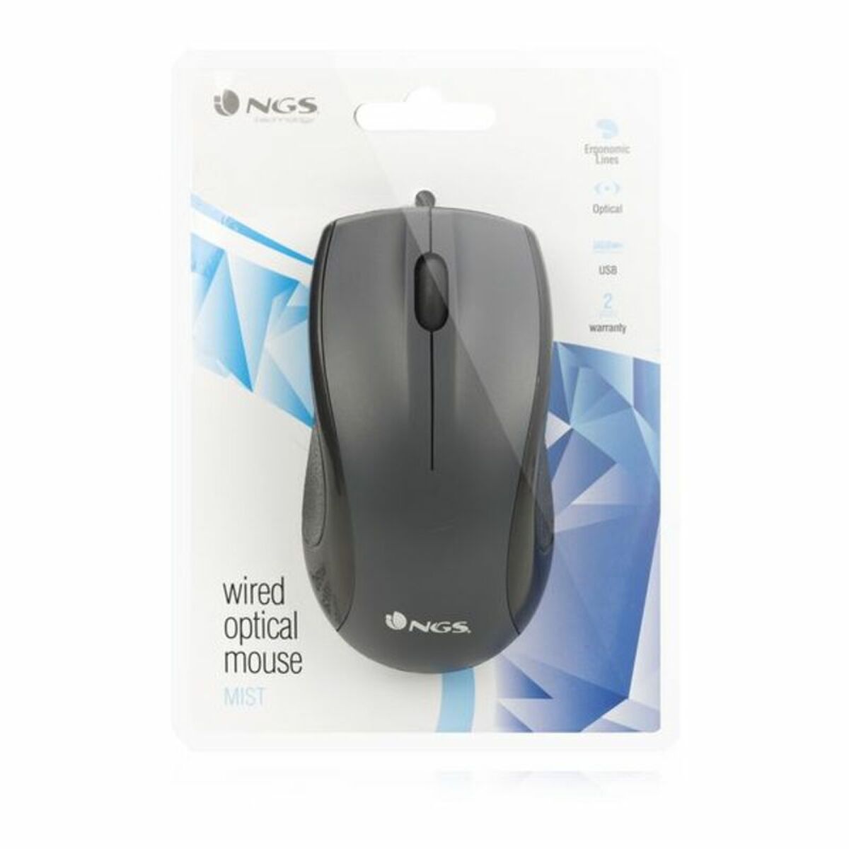 Optisk Mus NGS MIST Svart - 7