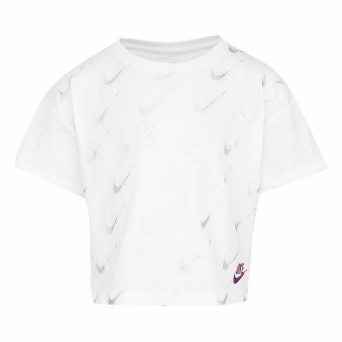 Barn T-shirt med kortärm Nike Sb Icon Vit - 2