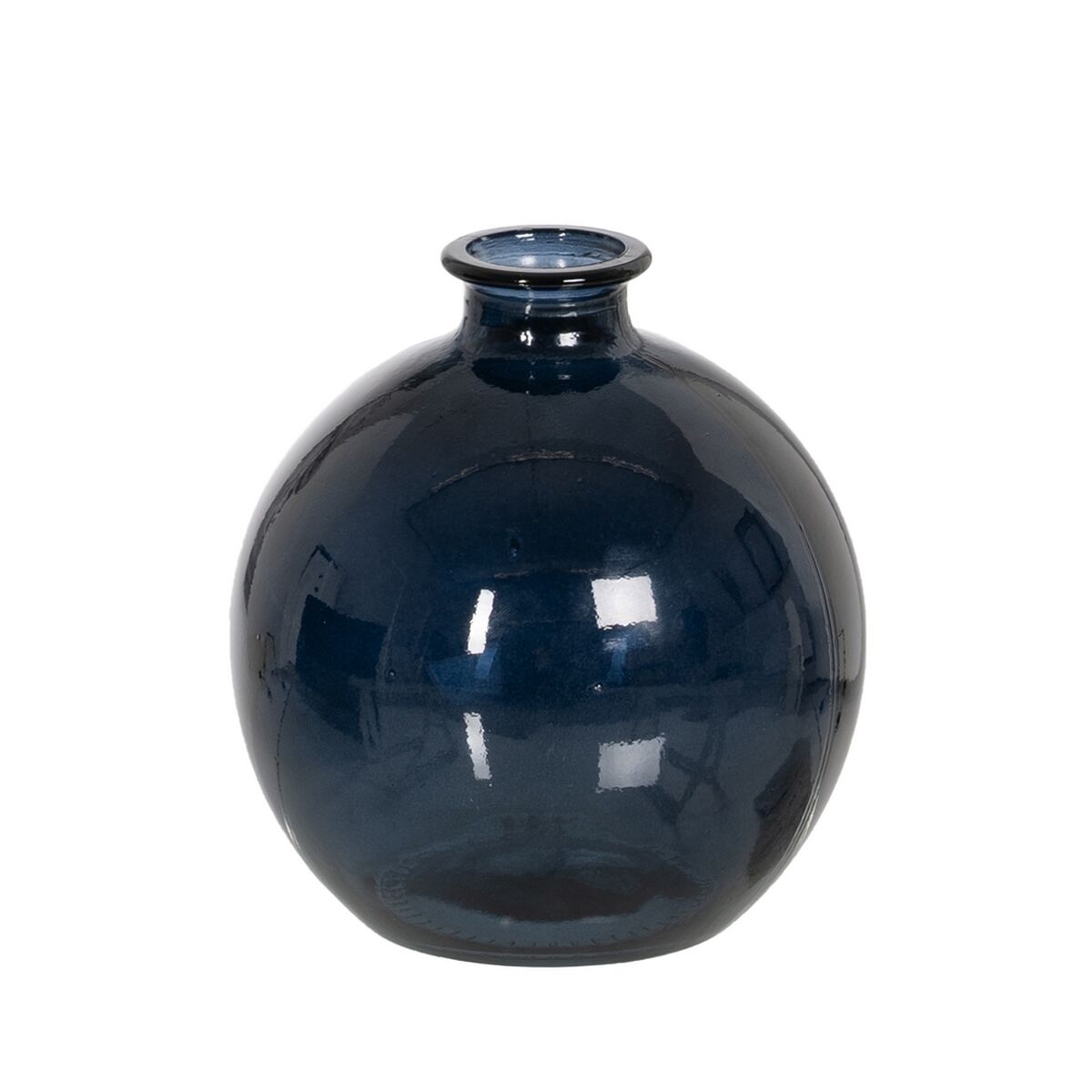 Vas Blå återvinningsglas 16 x 16 x 18 cm