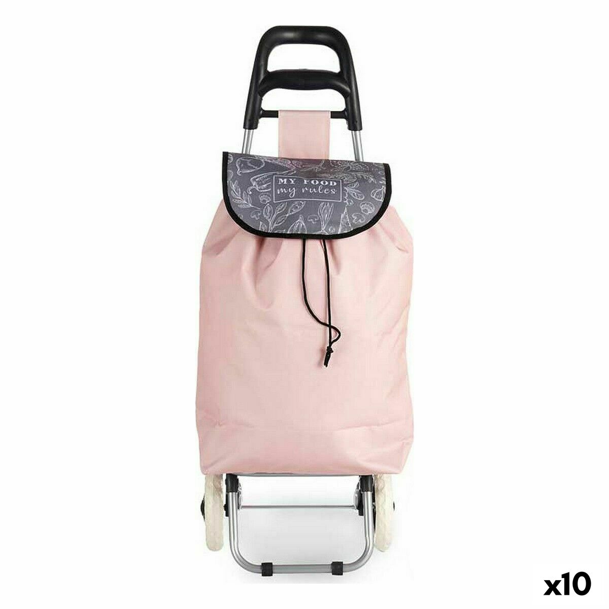 Kundvagn Kinvara Rosa 3,3 L 20 x 95 x 34 cm (10 antal)
