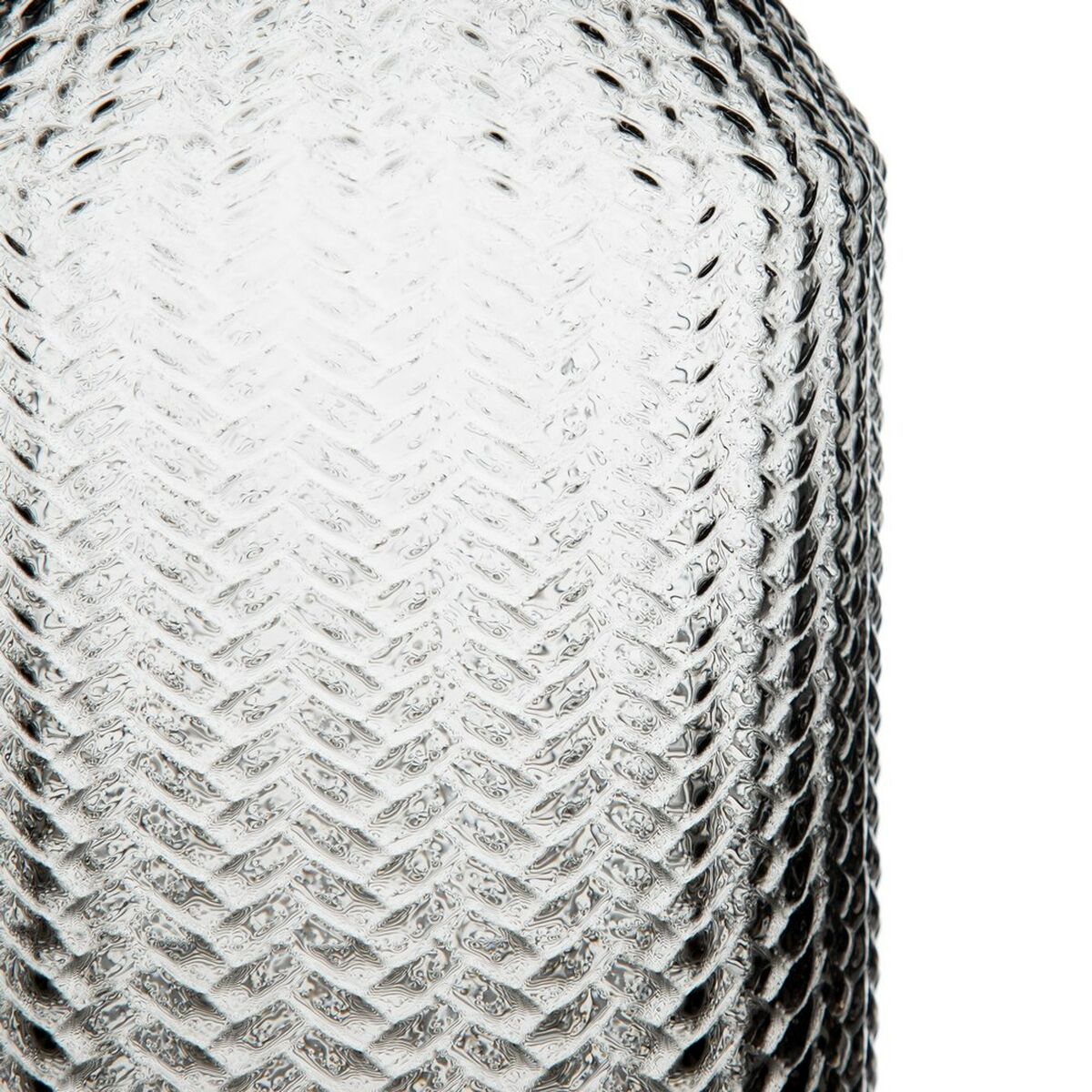 Vas 11,7 x 11,7 x 30 cm Grå Glas - 3