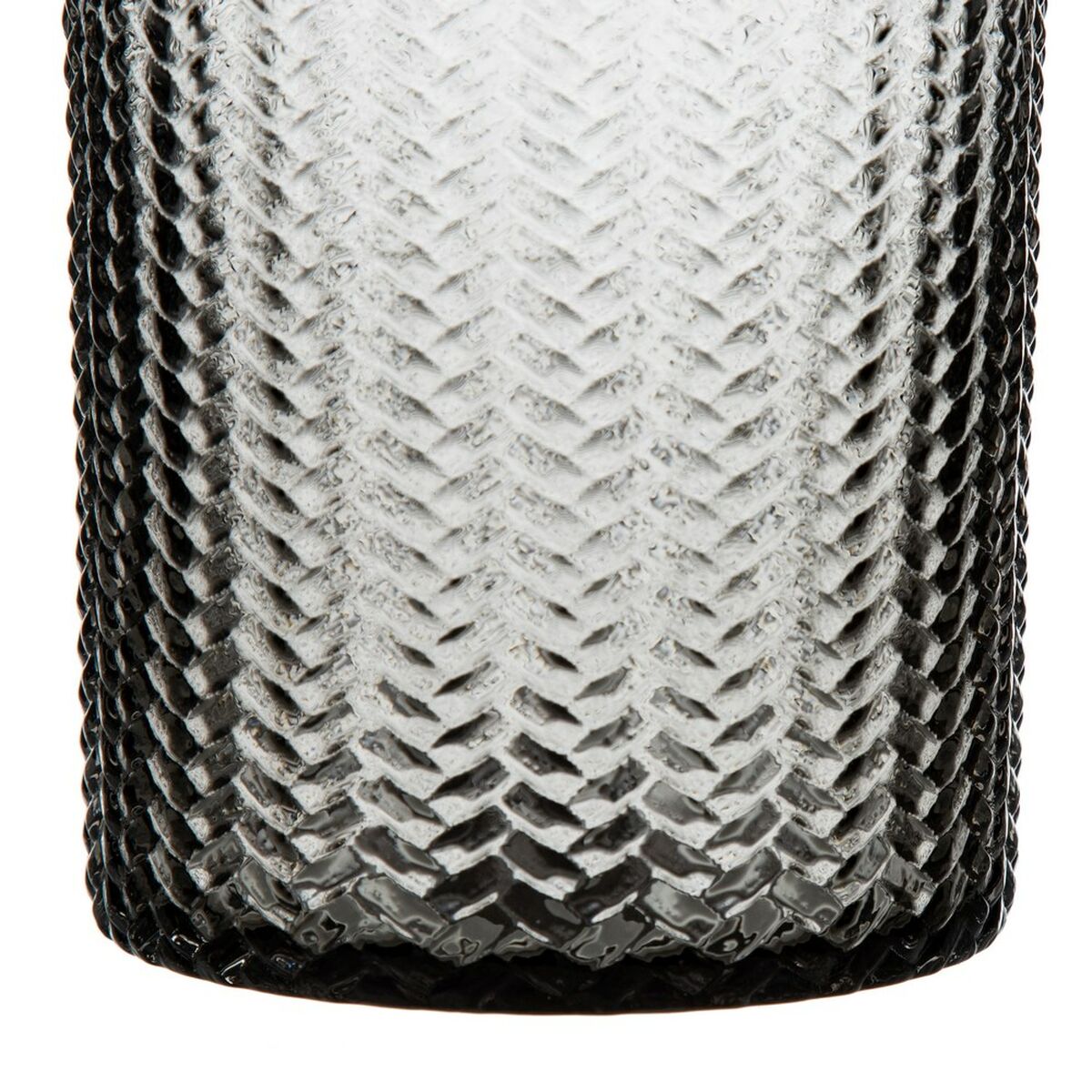 Vas 11,7 x 11,7 x 30 cm Grå Glas - 2