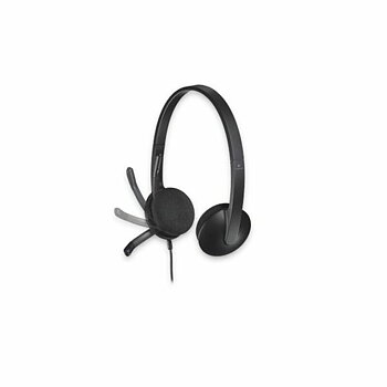Hörlurar med Mikrofon Logitech 981-000475 Svart