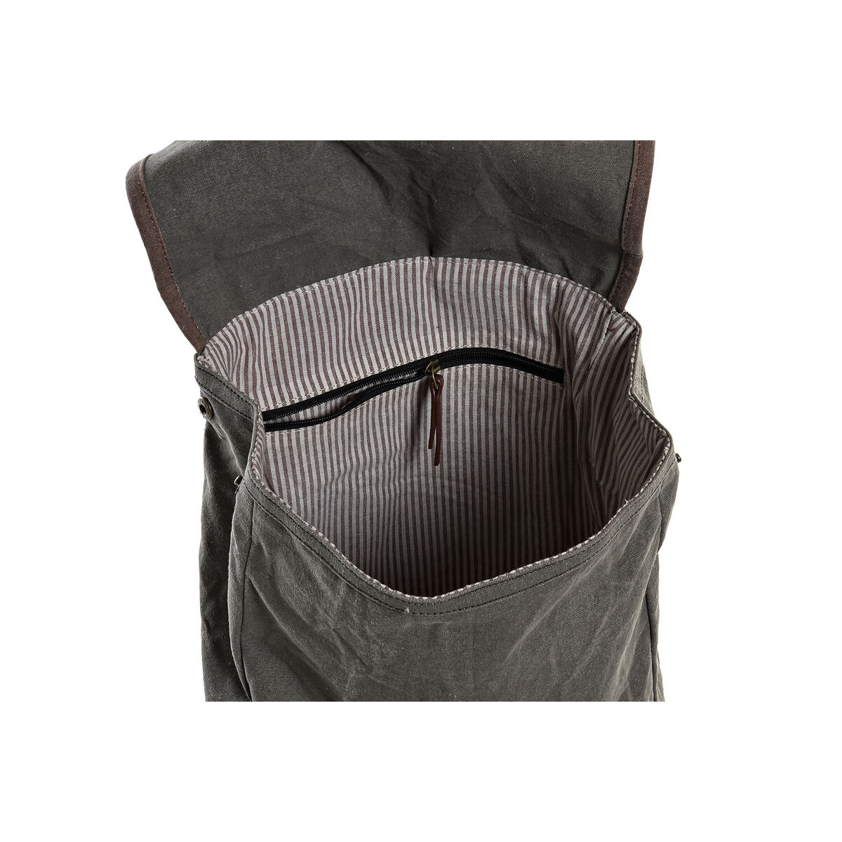 Ryggsäck Casual DKD Home Decor Canvas Cykel Grå Brun (33 x 12 x 47 cm) - 6