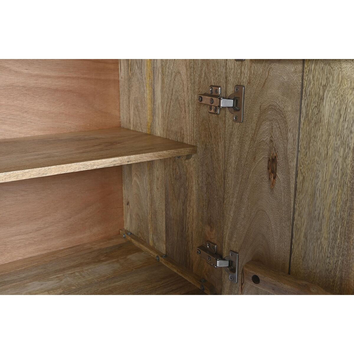 Skänk DKD Home Decor Brun Metall Mangoträ 177 x 45 x 77 cm - 3