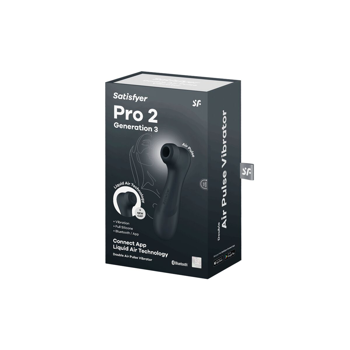 Sugstimulator för klitoris Satisfyer Pro 2 Generation 3 Svart