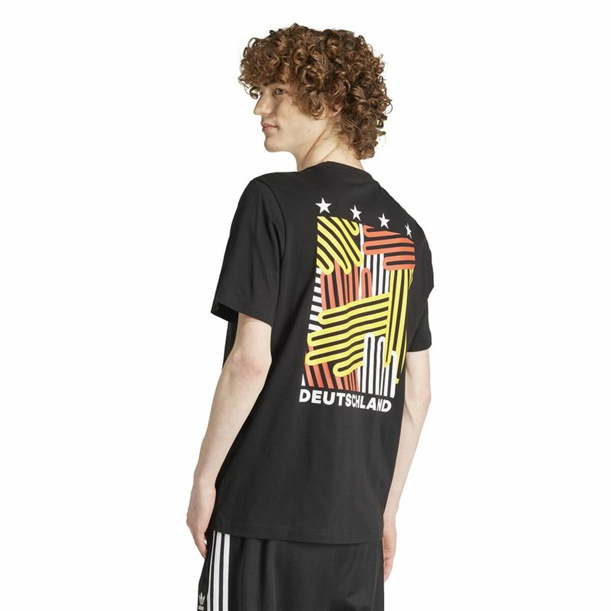 Kortärmad fotbollströja för herrar Adidas Football Germany Fan Graphic (XL) - 3