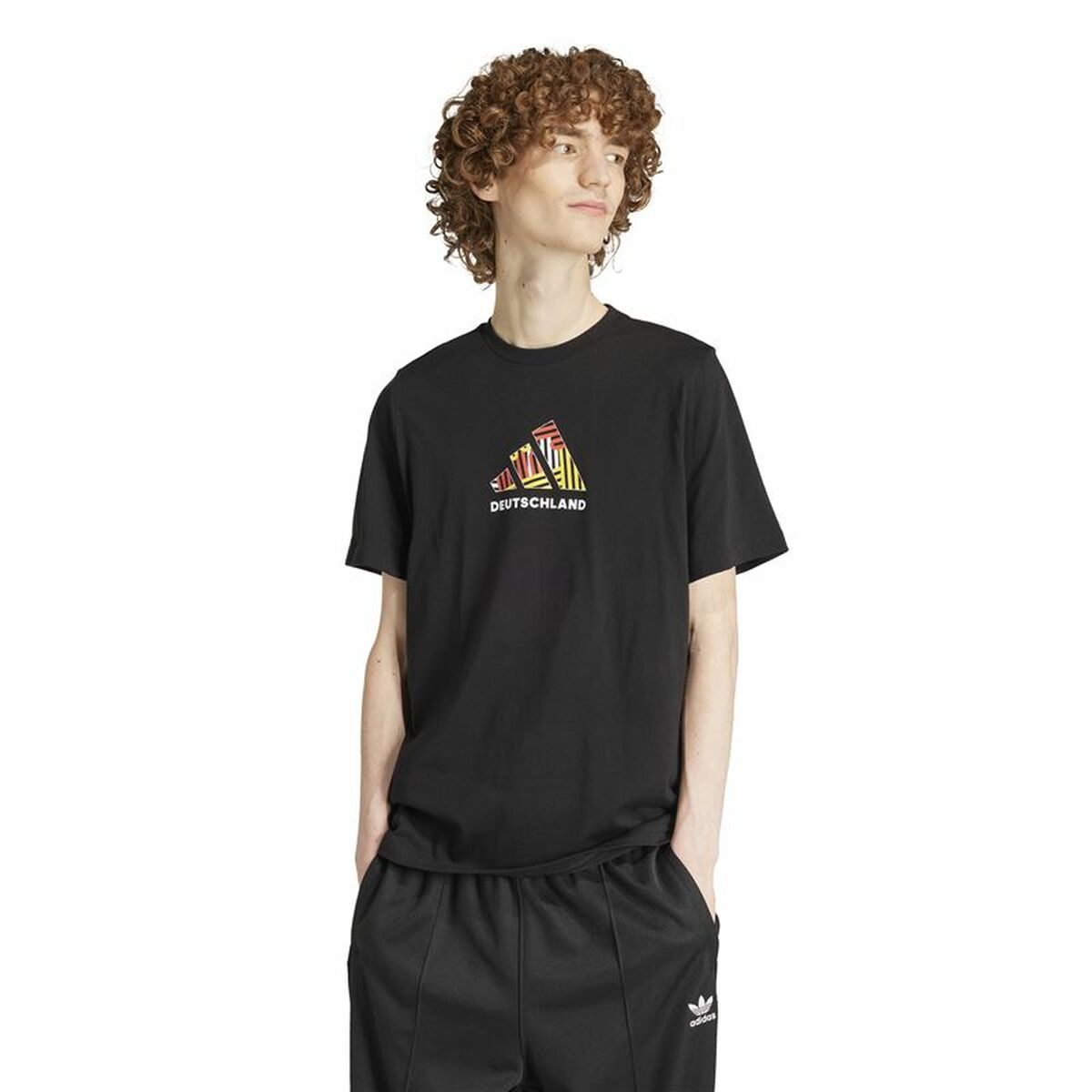 Kortärmad fotbollströja för herrar Adidas Football Germany Fan Graphic (XL) - 2