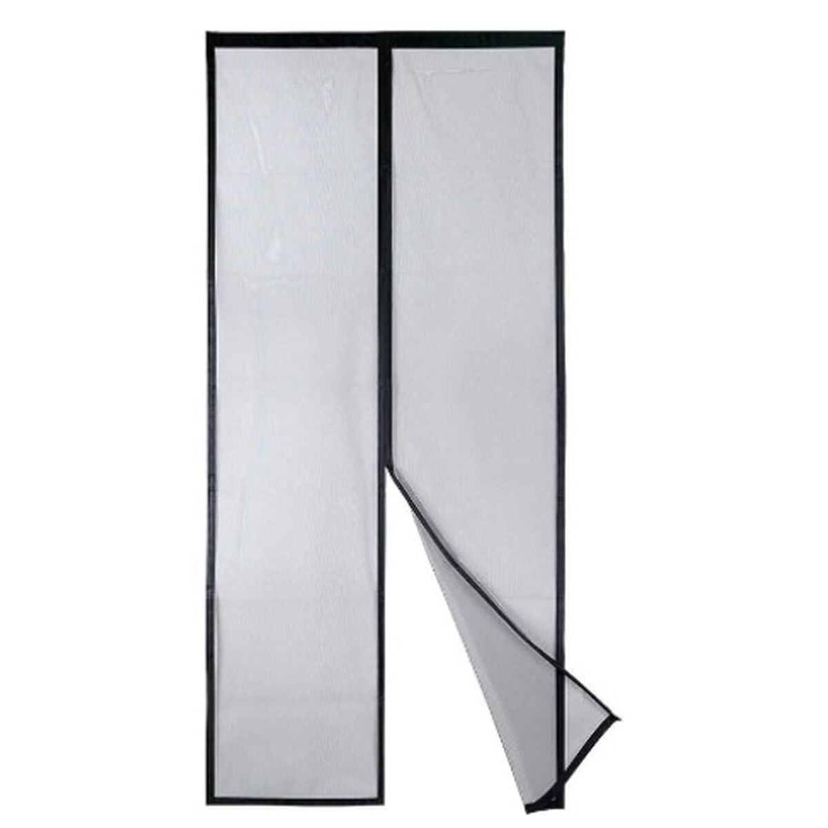 Myggnät Kipit Svart Polyester Magnet 90 x 210 cm (12 antal) - 6