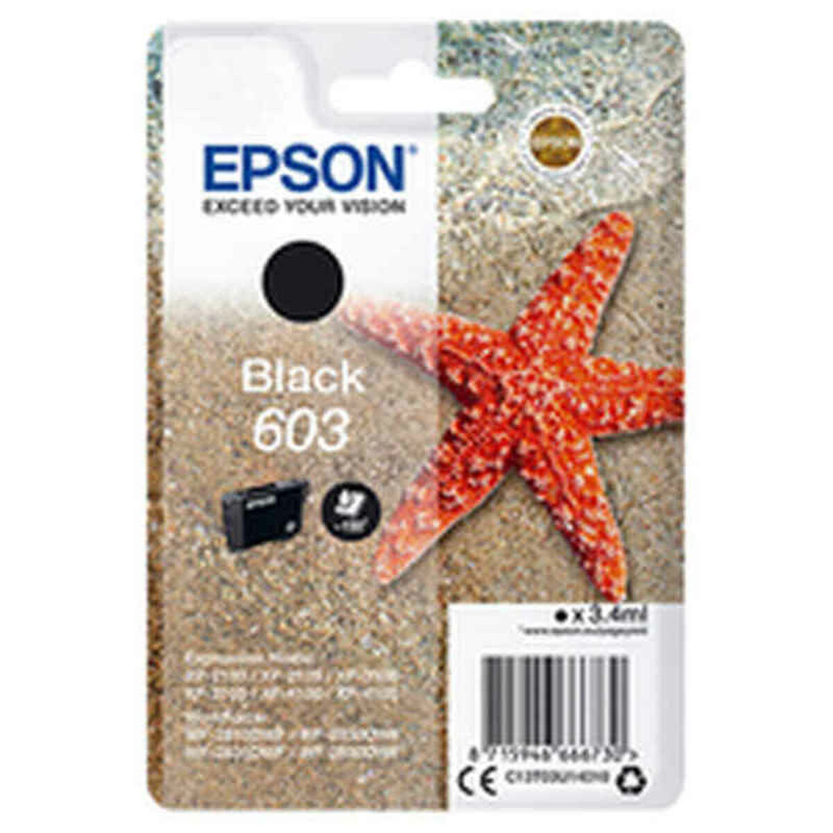 Original Bläckpatron Epson 603 Svart - 2