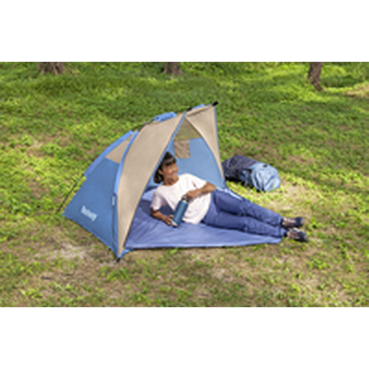 Bestway Butik Polyester Glasfiber 200x100x100 cm Uppblåsbart och Camping 68001 - 7