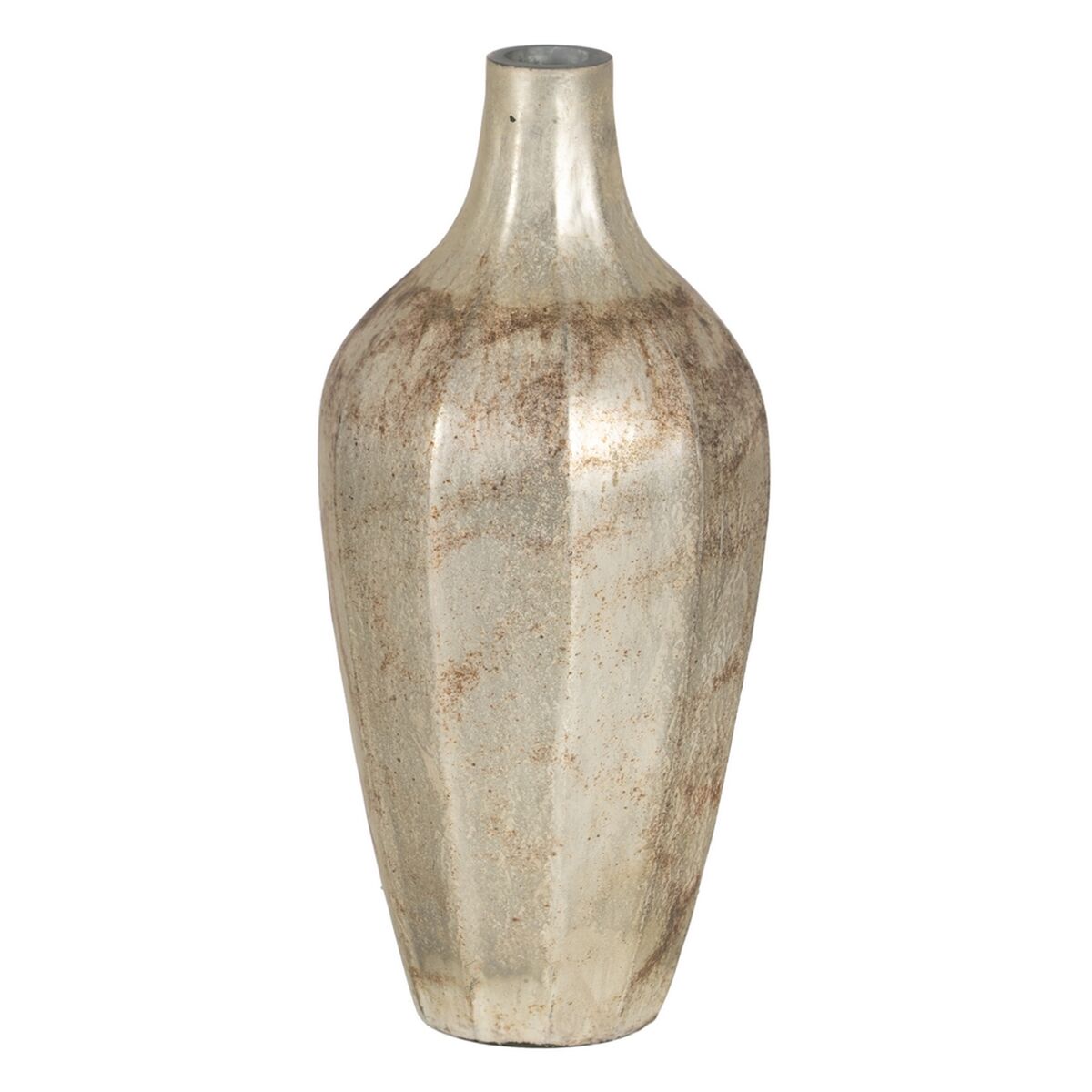 Vas Vit Glas 15 x 15 x 33 cm