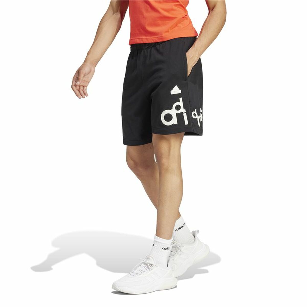 Träningsshorts Adidas Bl Short Q1 Graphic Svart - 3
