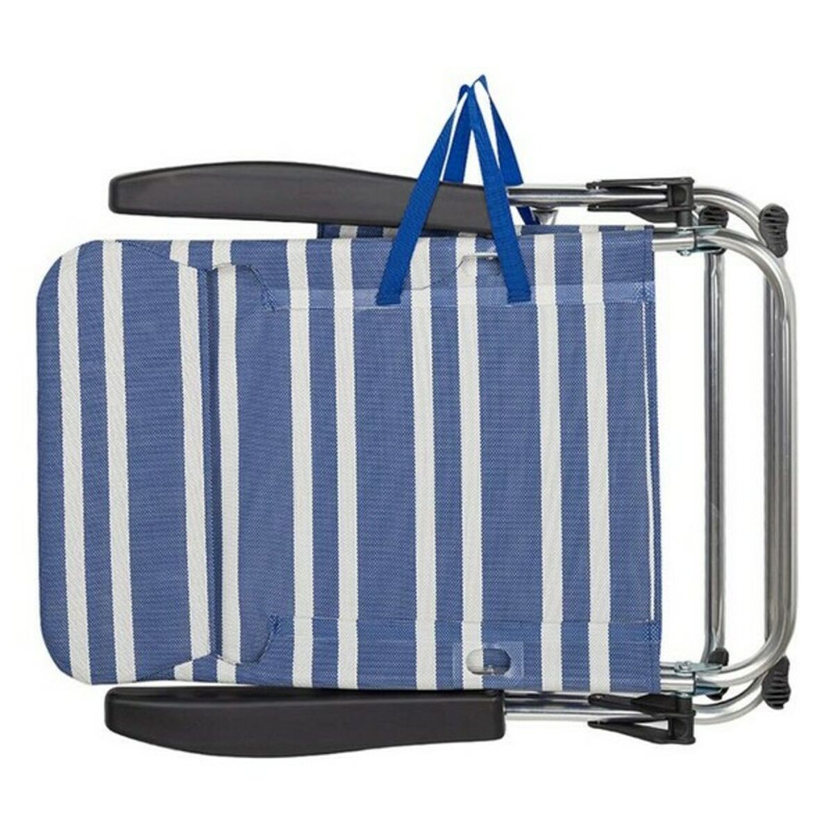 Strandstol Aktive Blå/Vit Aluminium (61 x 50 x 85 cm) (Renoverade B) - 2