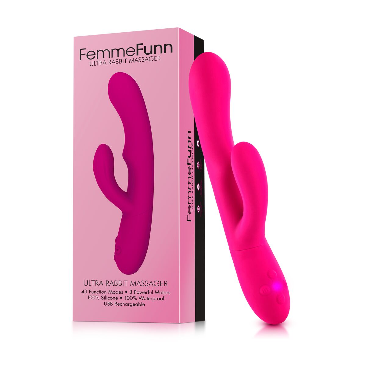 G-spotvibrator FemmeFunn Rabbit Rosa - 2