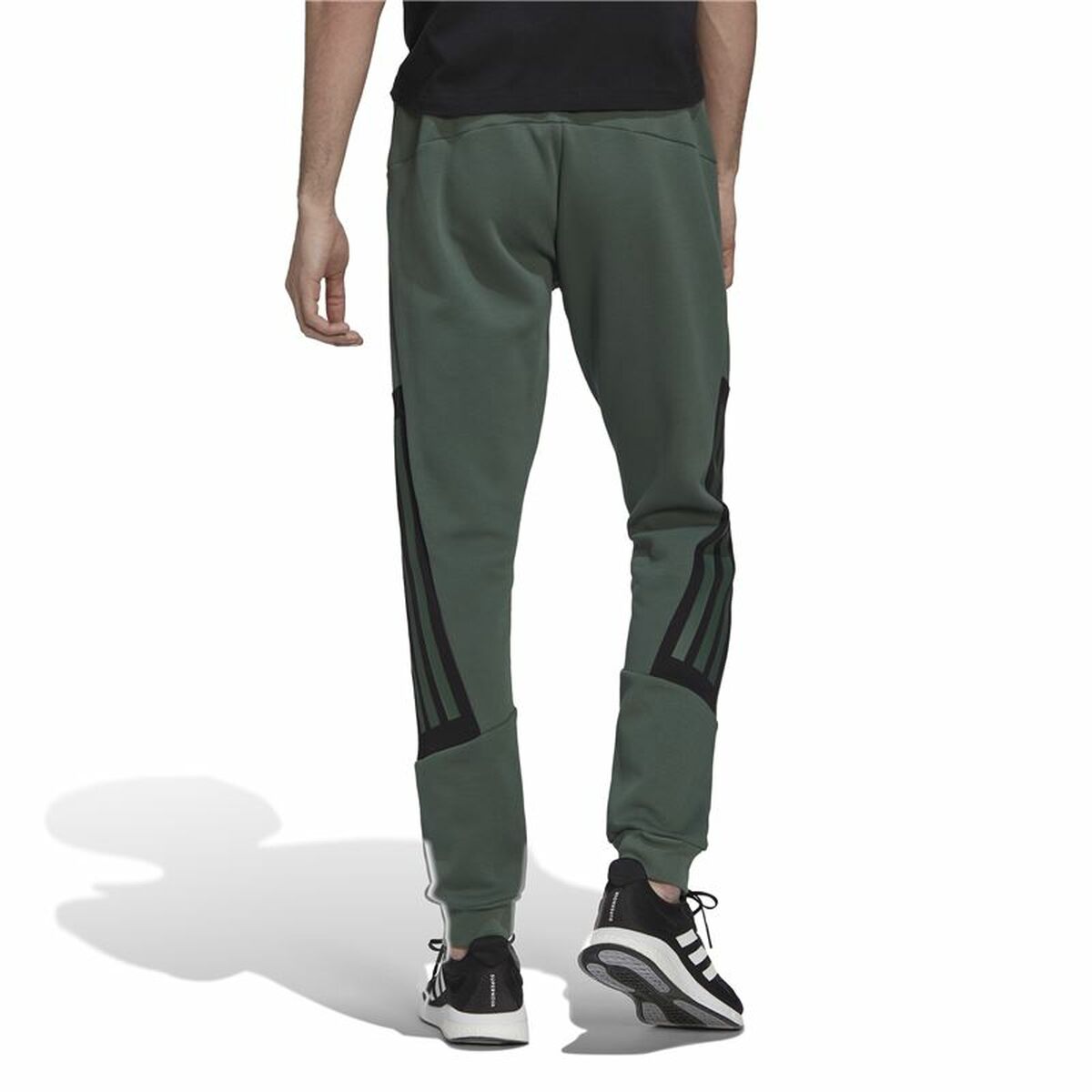 Nederdel träningsoverall för vuxna Adidas Future Icons 3 Grön Män - 8