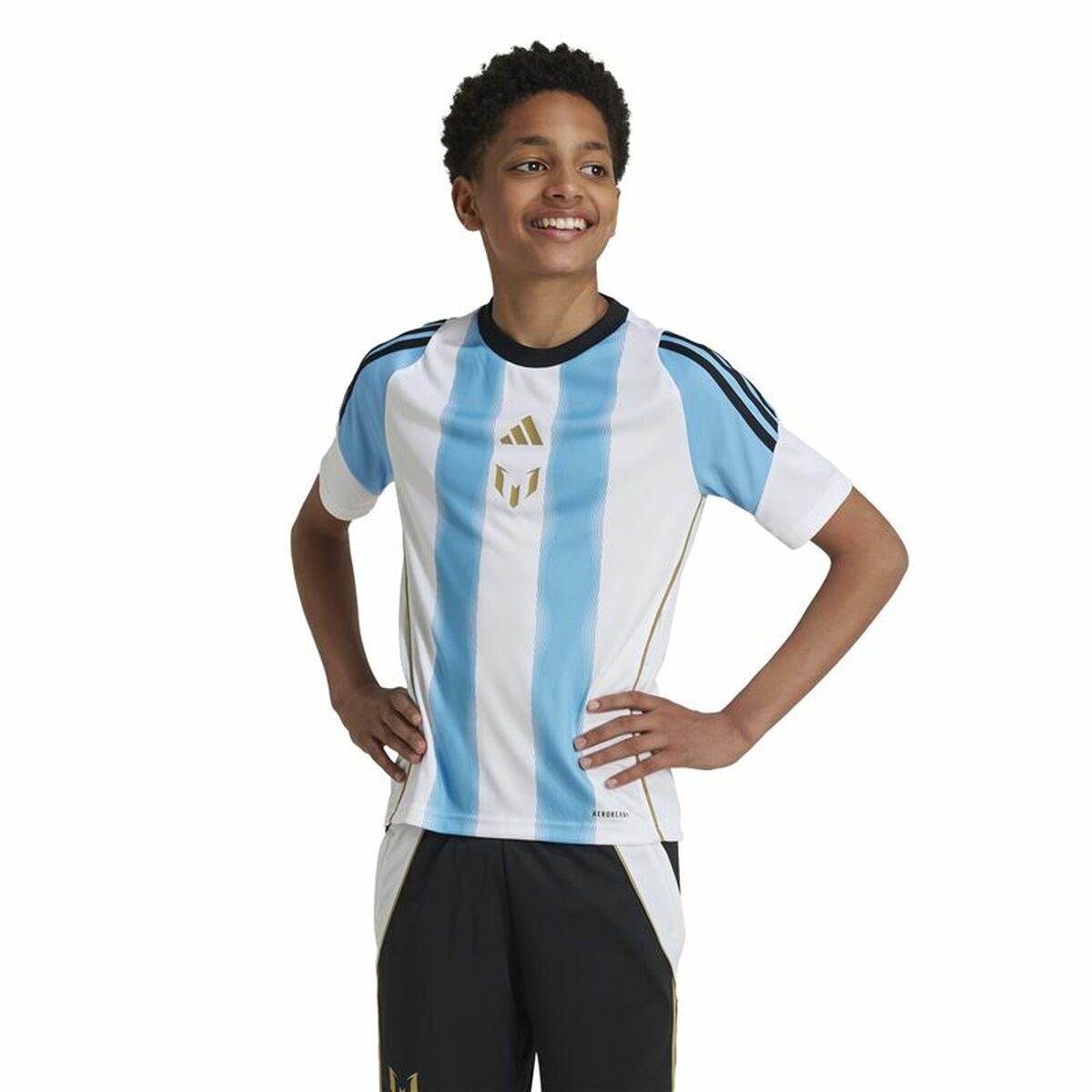 Fotbollströja Adidas Messi Training Blå Vit - 3