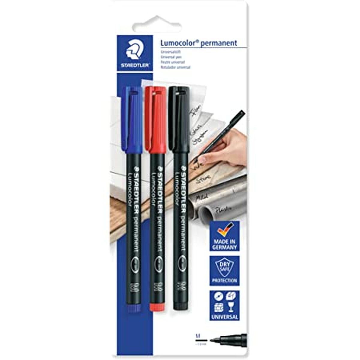 Tuschpennor Staedtler Lumocolor 317-S Multicolour 10 Delar (15 antal) - 2