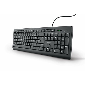 Tangentbord Trust 24092 QWERTZ Svart (Renoverade A)