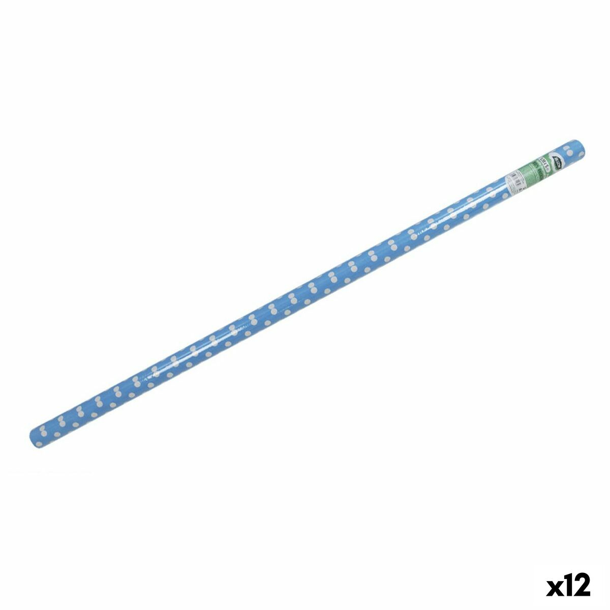 Bordsduk på rulle Algon Papper Ärta Blå 120 x 500 cm (12 antal) - 3