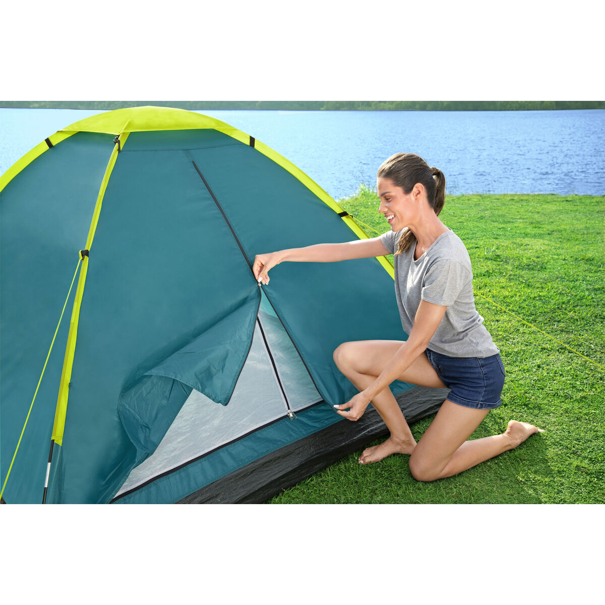 Bestway Polyester Fiberglasstält 205x145x100 cm Camping 68084 - 11