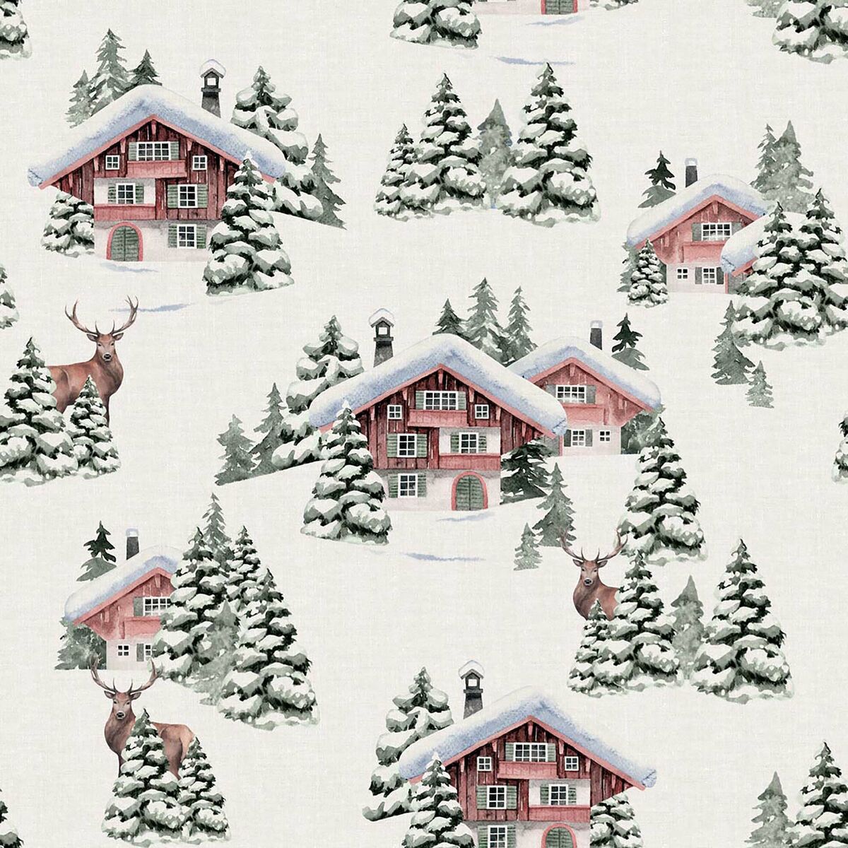 Fläckresistent bordsduk i harts Belum Christmas Multicolour 200 x 150 cm - 4