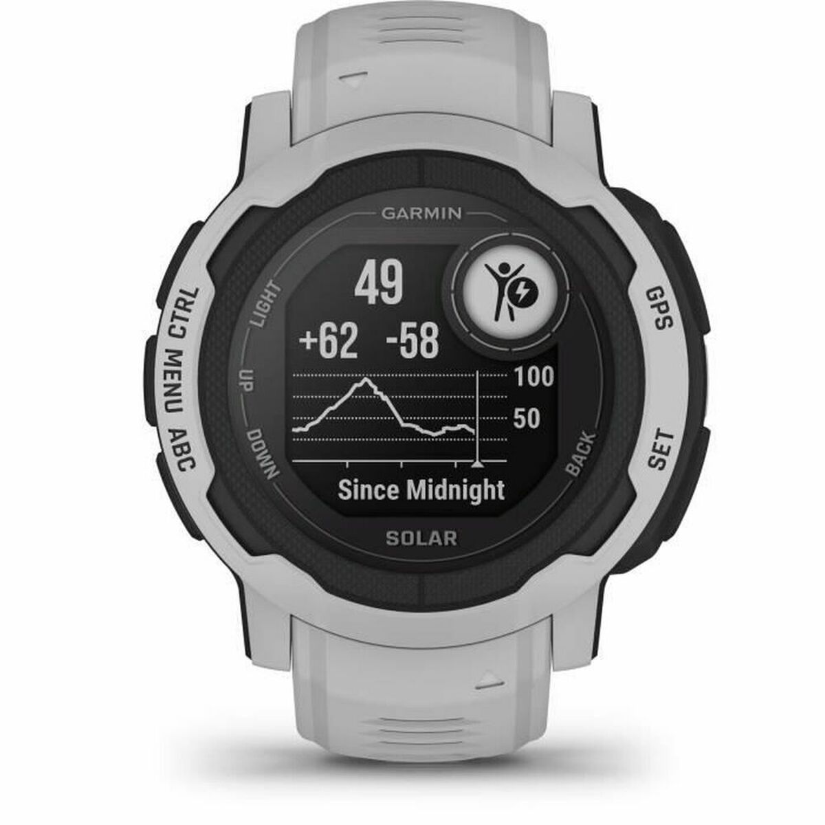 Smartklocka GARMIN Instinct 2 Solar Grå - 5