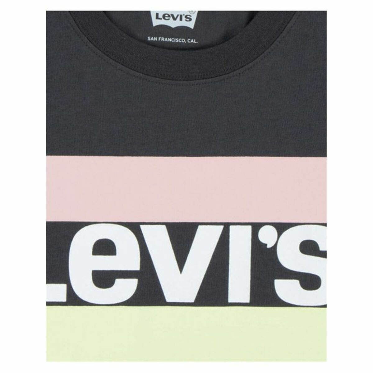 T-shirt Levi's Sportswear Logo Dark Shadow  Svart - 14