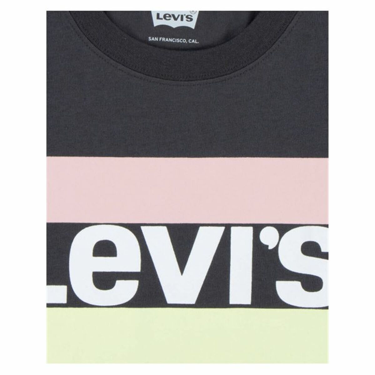 T-shirt Levi's Sportswear Logo Dark Shadow  Svart - 5