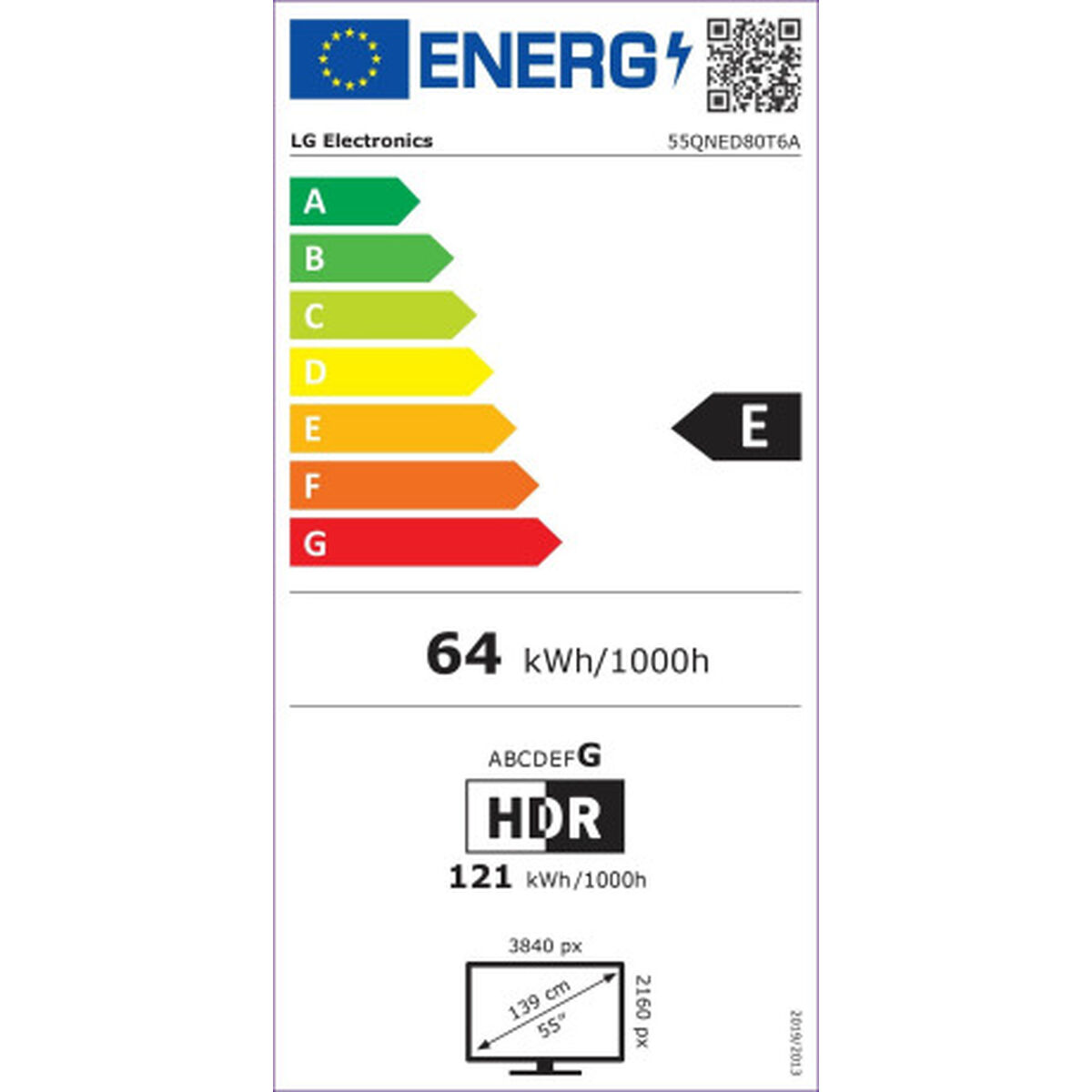 Smart TV LG 55QNED80T6A.AEU 4K Ultra HD 55" HDR Edge-LED QNED - 4
